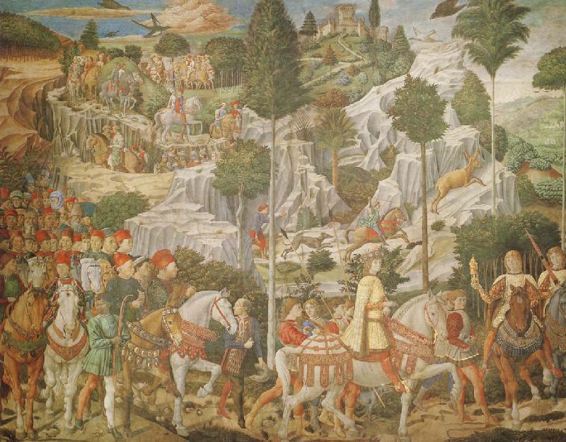 Benozzo Gozzoli Procession of the Magi Spain oil painting art